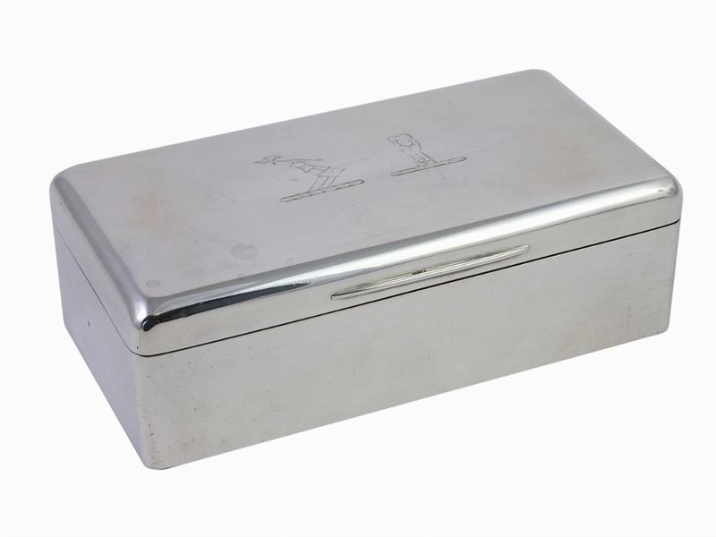 Scatola Portasigarette in Argento