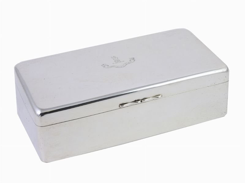 Scatola Portasigarette in Argento