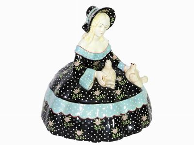Dama con Colombe Lenci