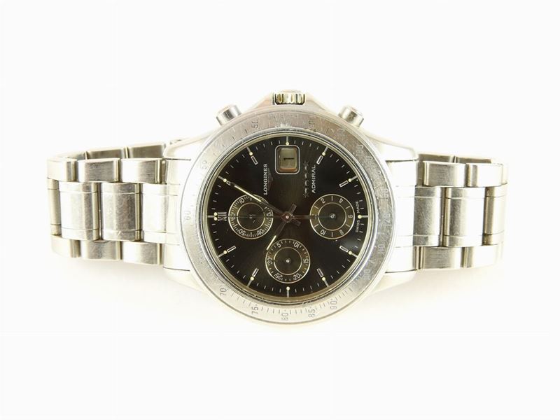 Cronografo Longines Admiral 5 Stars in Acciaio