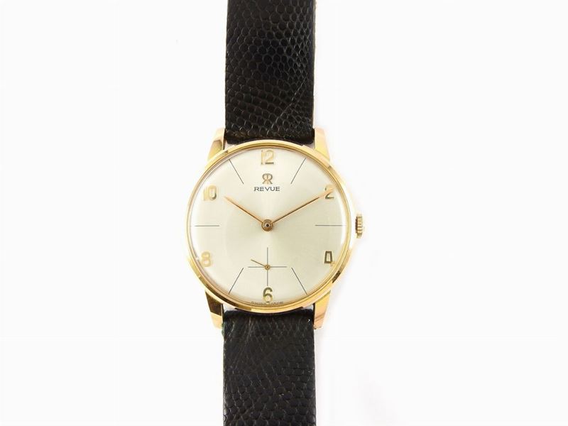 Orologio da Polso per Uomo Revue in Acciaio Laminato Oro