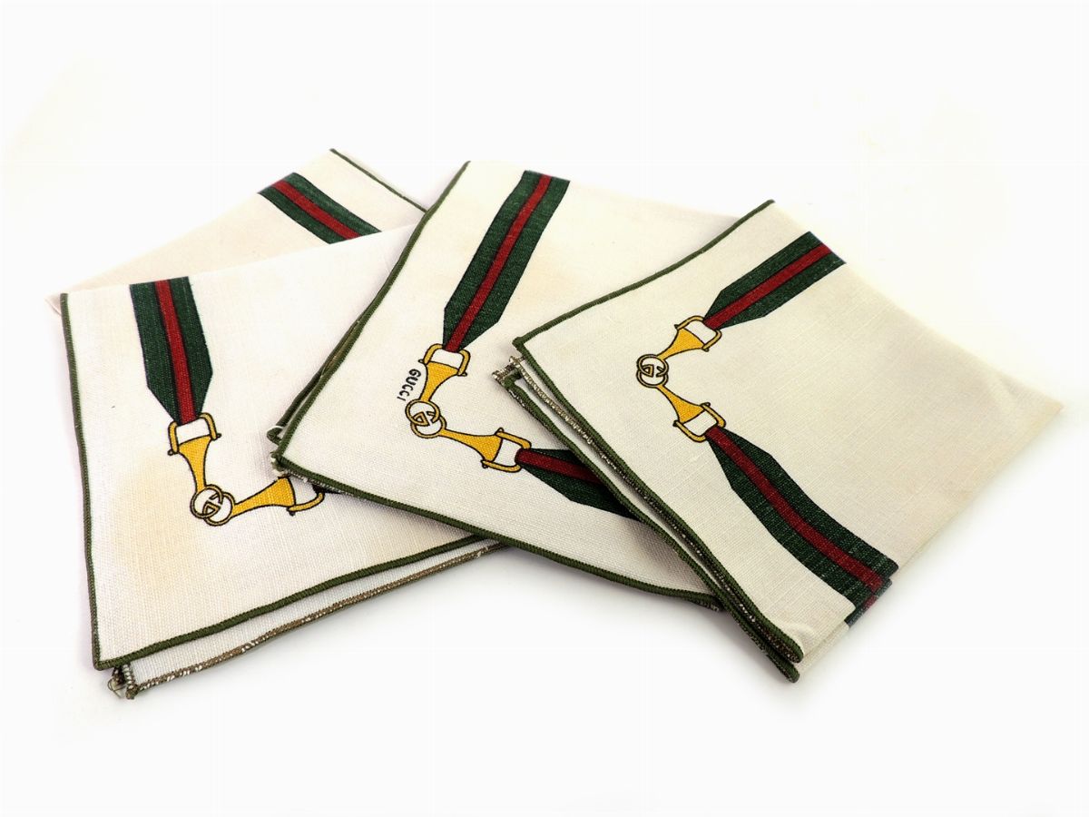 Lotto di Biancheria in Cotone, Gucci