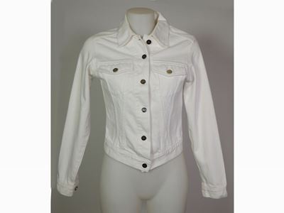 Giubbotto in Cotone Bianco, Gucci