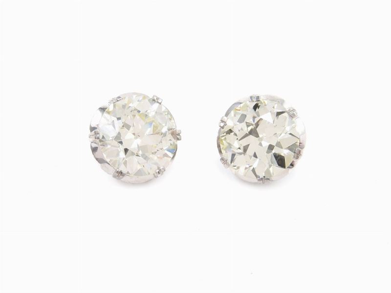 Orecchini in Platino con Diamanti