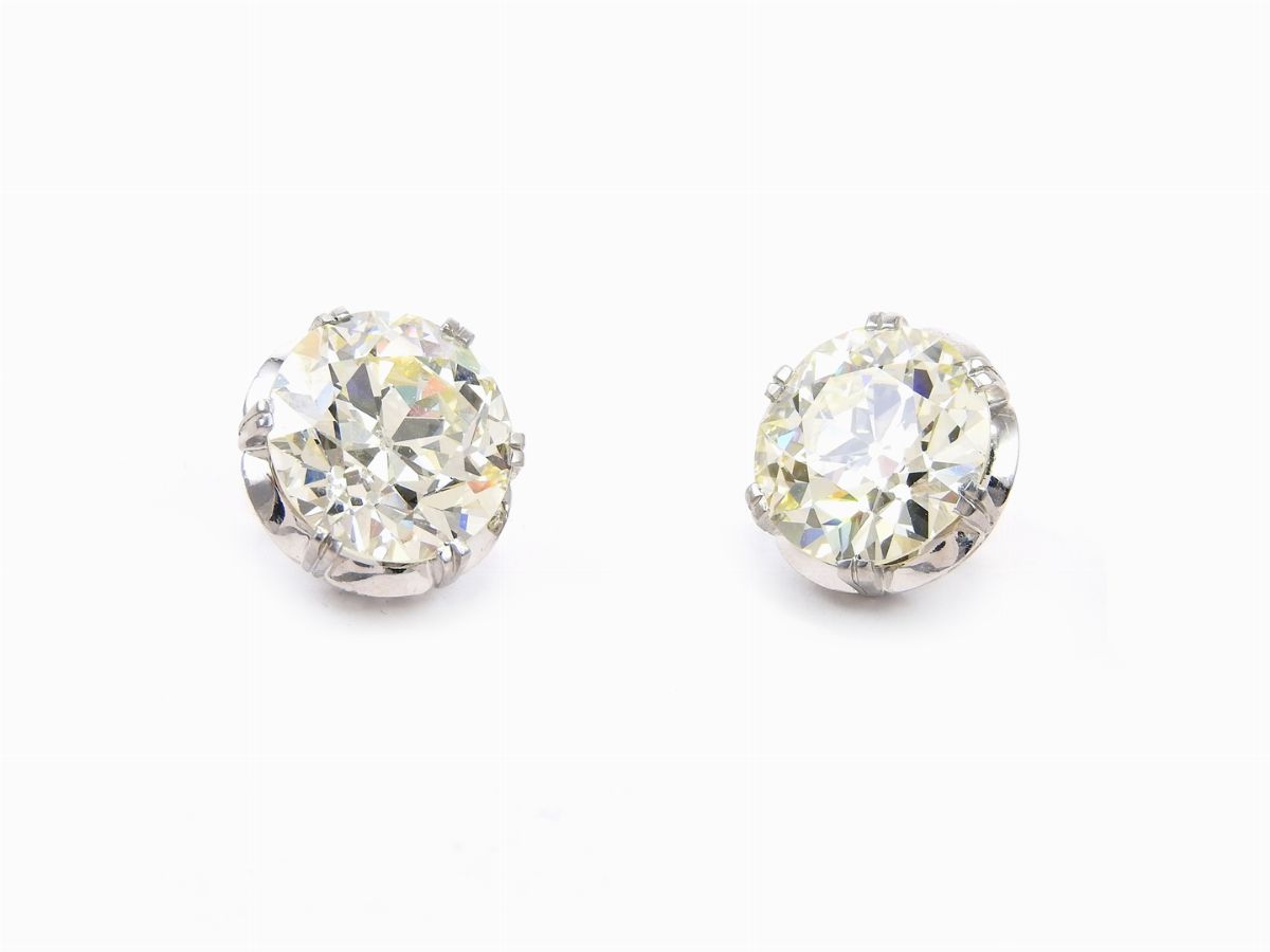 Orecchini in Platino con Diamanti