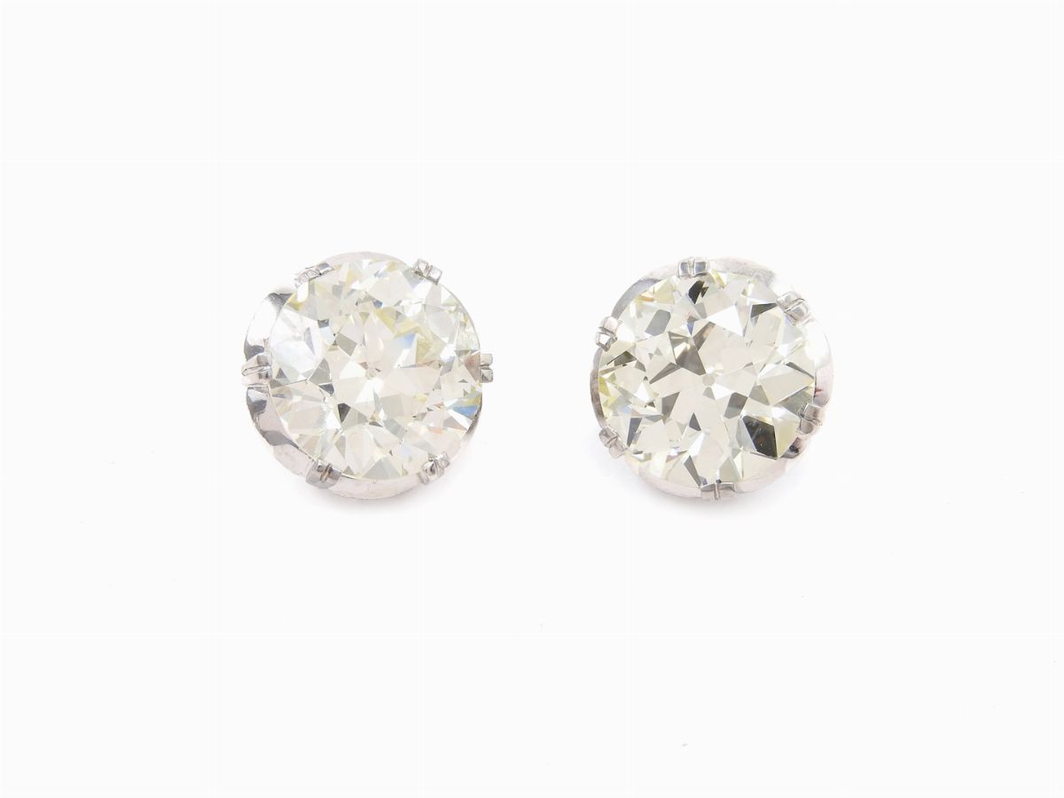 Orecchini in Platino con Diamanti