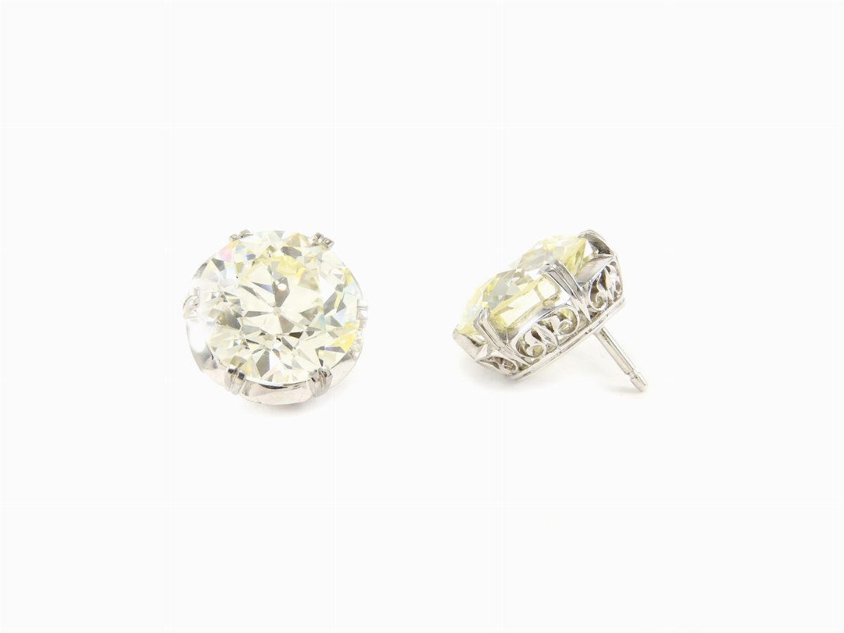 Orecchini in Platino con Diamanti