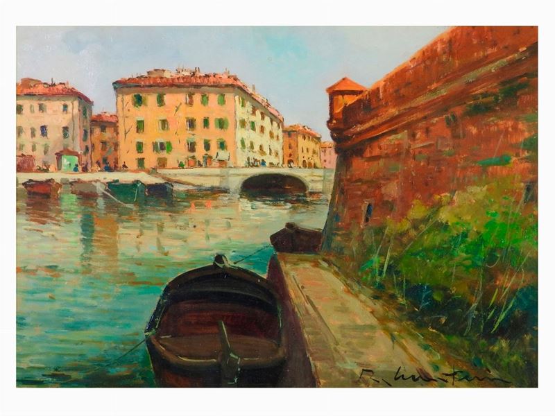 Renzo Martini - Scorcio di Livorno