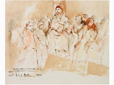 Disegno per la Chiesa del Saltino 1989