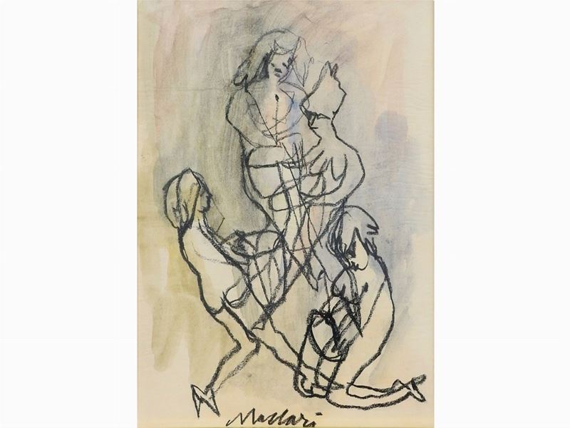 Mino Maccari - Composizione con Figure