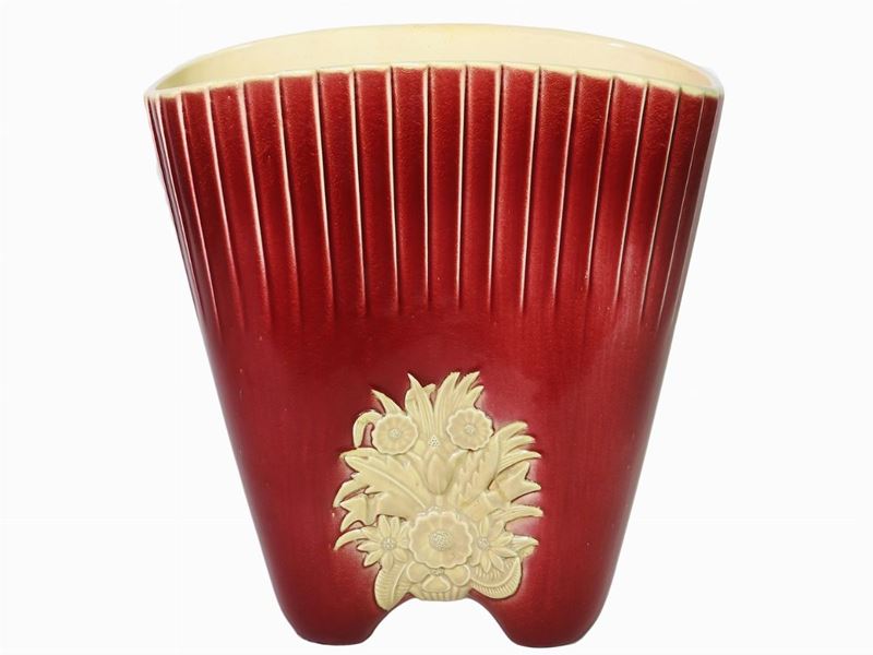 Giovanni Gariboldi - Grande Vaso in Ceramica, Richard Ginori San Cristoforo, Anni Quaranta