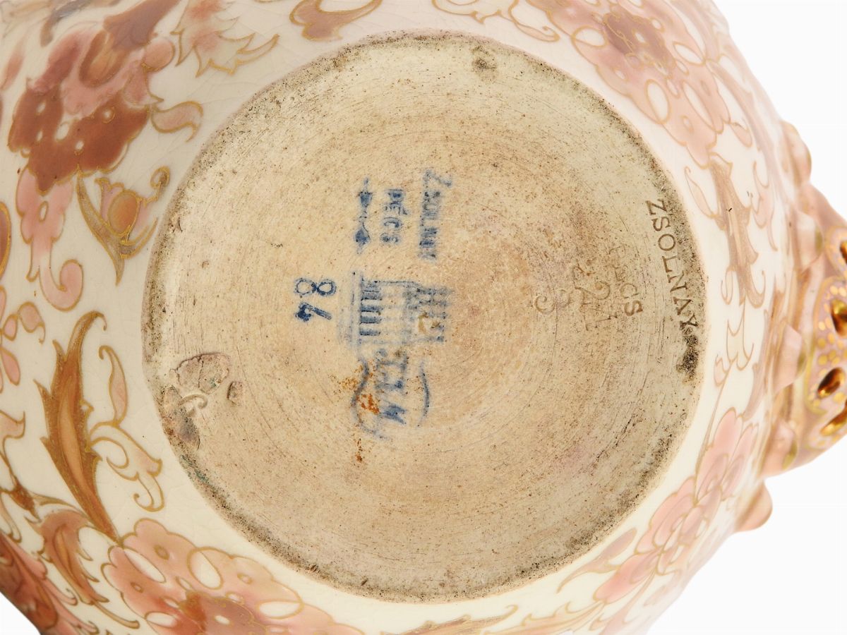 Versatoio in Ceramica Policroma Zsolnay