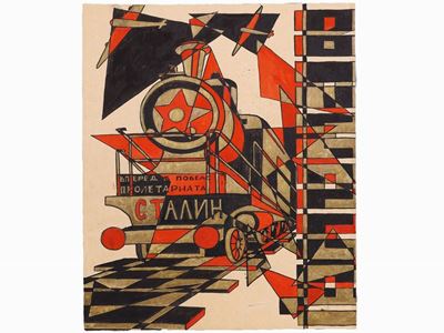 Studio per Manifesto Sovietico Anni Trenta