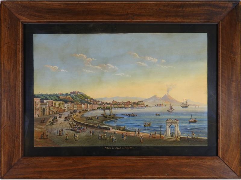 Veduta di Napoli da Margellina