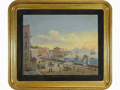 Veduta di Napoli da Santa Lucia