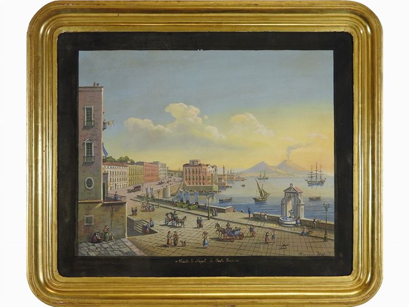 Veduta di Napoli da Santa Lucia