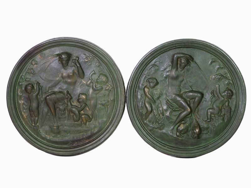 Renato Giuseppe Bertelli - Scene Mitologiche con Venere e Diana