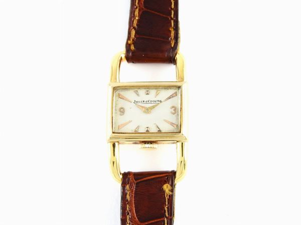 Jaeger Le Coultre yellow gold ladies wristwatch