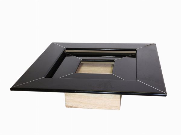 A B&B Black Lacquered Coffee Table  (Italy, 1970s)  - Auction Modern and Contemporary Art / Design - I - Maison Bibelot - Casa d'Aste Firenze - Milano