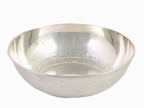 A Round Silver Bowl