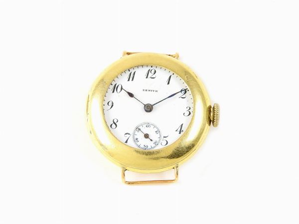 Zenith yellow gold gentlemen wristwatch  (Switzerland, Twenties)  - Auction Jewels and Watches - First Session - I - Maison Bibelot - Casa d'Aste Firenze - Milano
