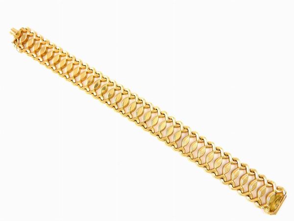 Yellow gold bracelet  (Fifties)  - Auction Jewels and Watches - First Session - I - Maison Bibelot - Casa d'Aste Firenze - Milano