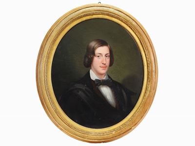 Ritratto di Giovane Uomo con Papillon Nero