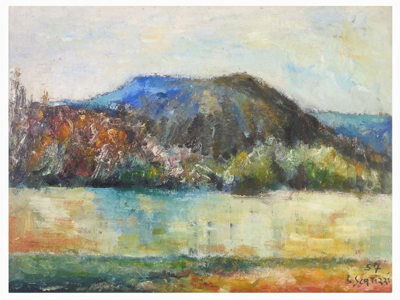Sergio Scatizzi - Paesaggio Toscano 1957