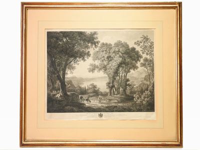 Paesaggio Campestre con Personaggi