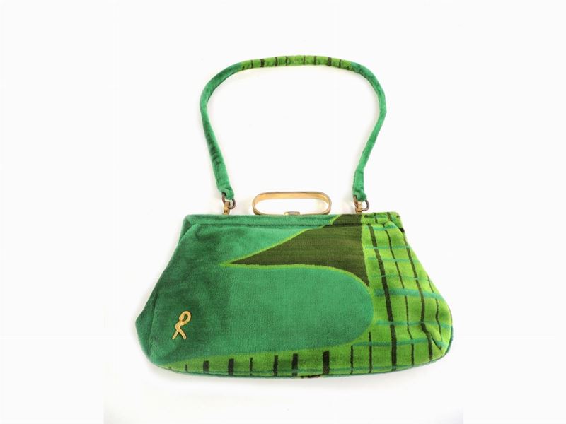 Borsa in Velluto Verde, Roberta di Camerino