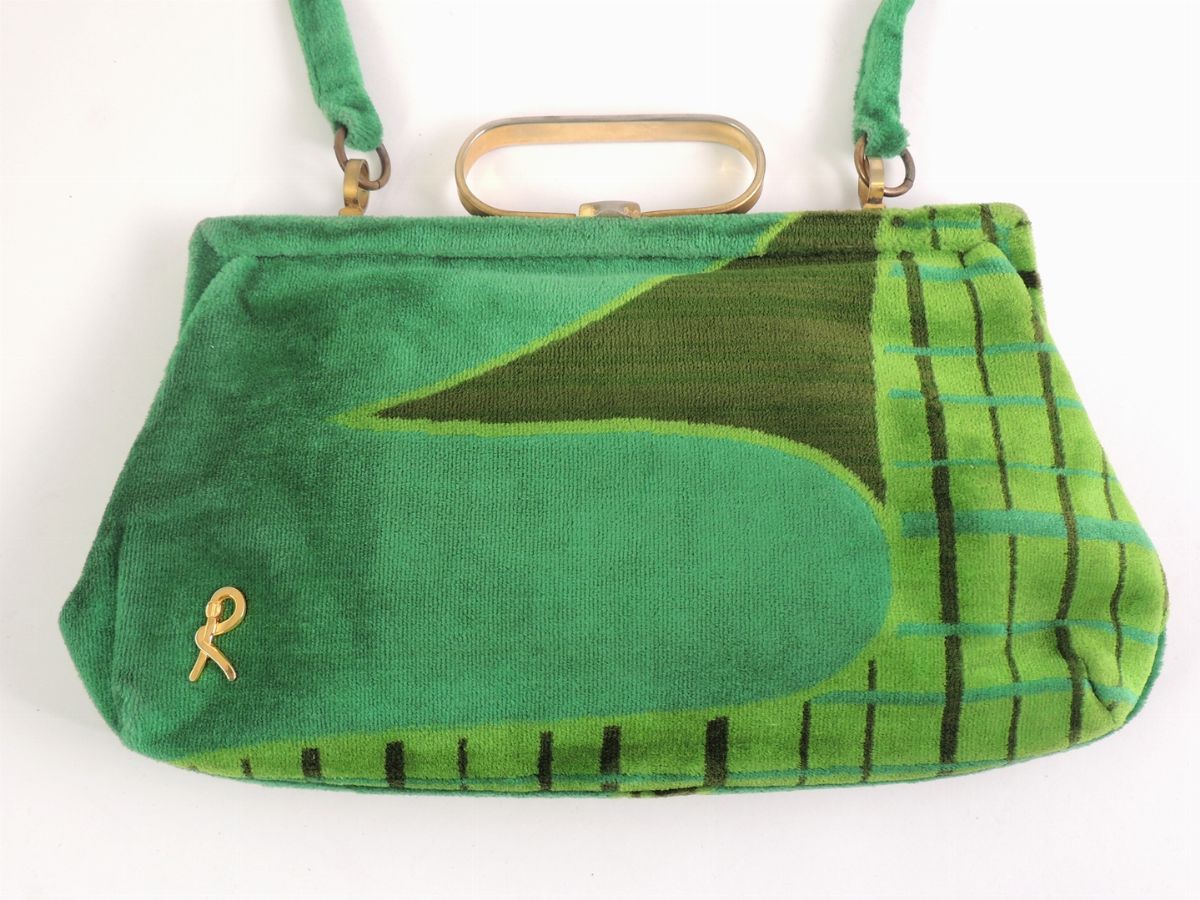 Borsa in Velluto Verde, Roberta di Camerino