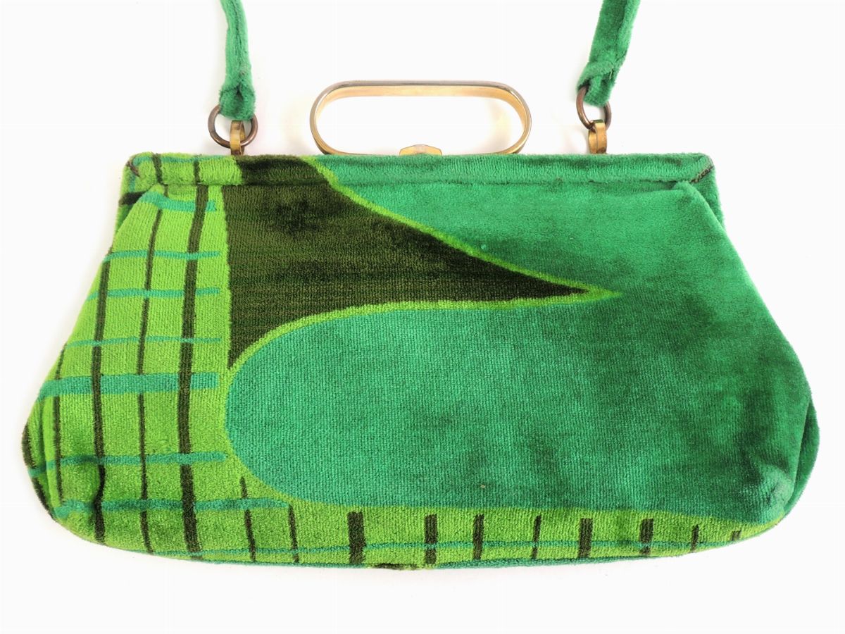 Borsa in Velluto Verde, Roberta di Camerino