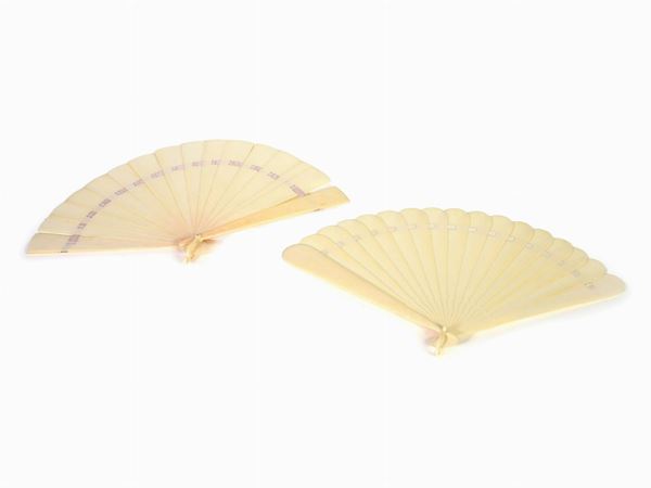 Two Ivory Fans