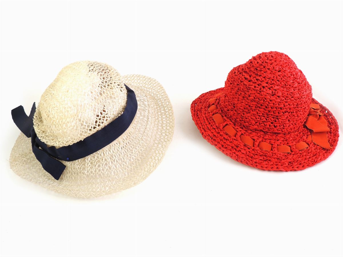 Lotto di Cappelli in Paglia