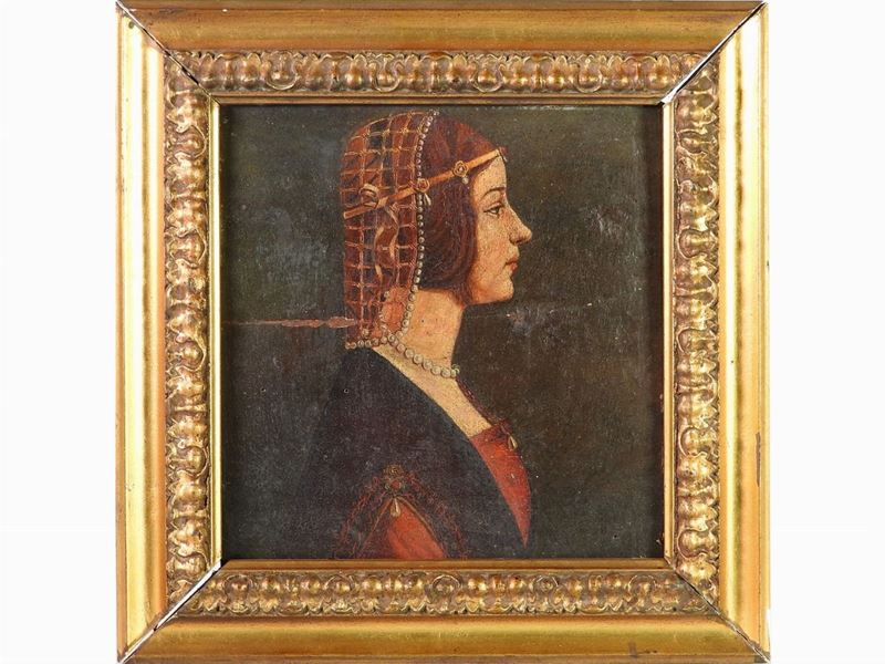 Da Giovanni Ambrogio De Predis - Ritratto Femminile di Profilo (beatrice D'este?)