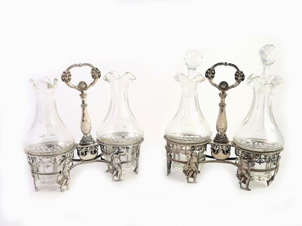 A Pairof Silver Cruets  (Jean-Pierre Bibron, Paris, early 19th Century)  - Auction Furniture and Old Master Paintings - I - Maison Bibelot - Casa d'Aste Firenze - Milano