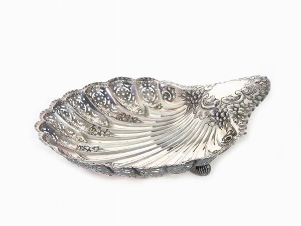 A Silver Bon Bon Bowl in the Shape of a Shell