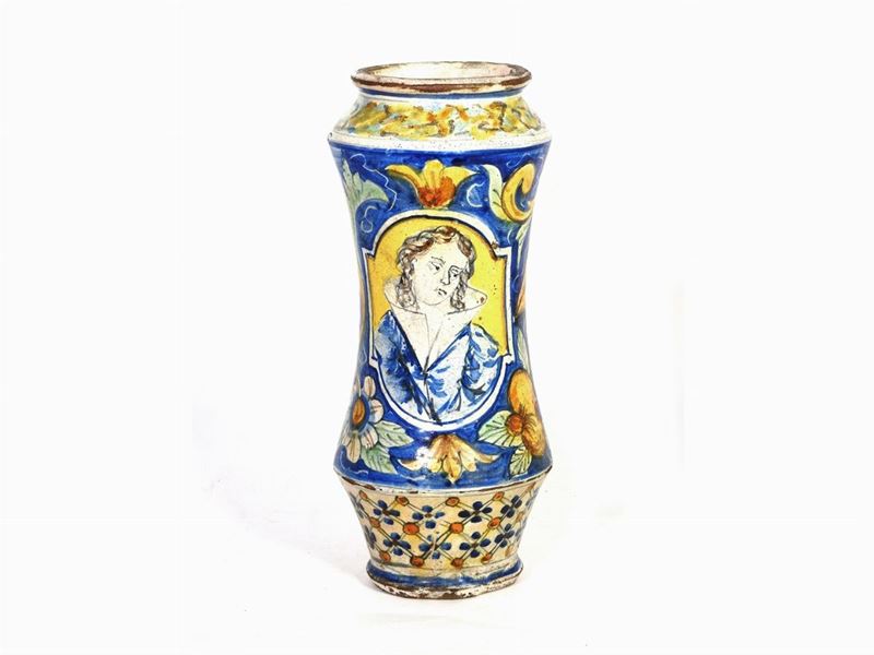 Albarello in Maiolica Policroma