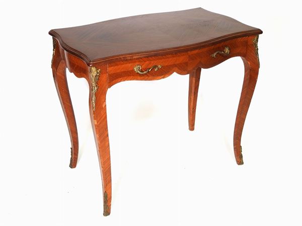 A Rosewood Veneered Table