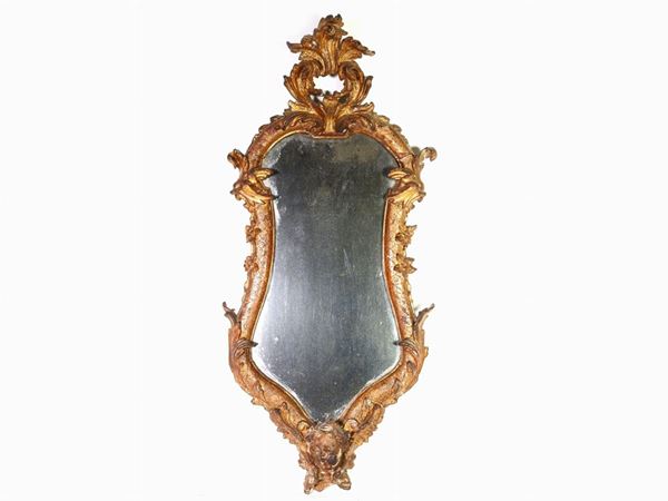 A Small Giltwood Mirror  (18th Century)  - Auction Furniture and Old Master Paintings - I - Maison Bibelot - Casa d'Aste Firenze - Milano