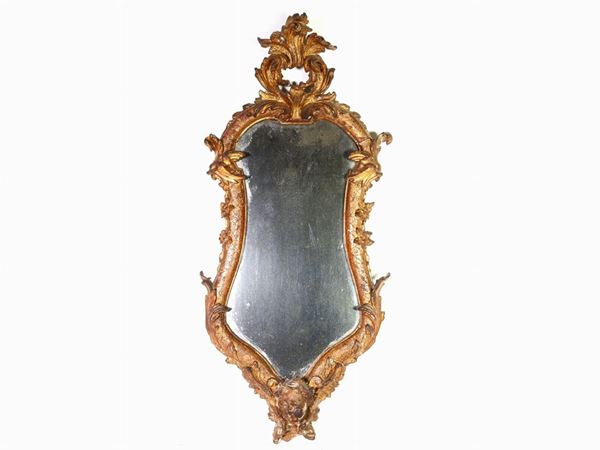 A Small Giltwood Mirror