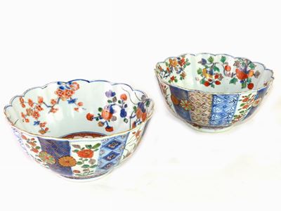 Due Ciotole in Porcellana Imari