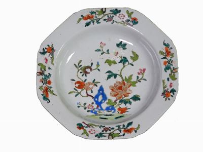 Piatto Ottagonale in Porcellana