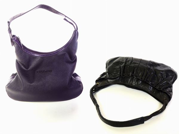 Two Shoulder Leather Bags, Krizia and Les Copains