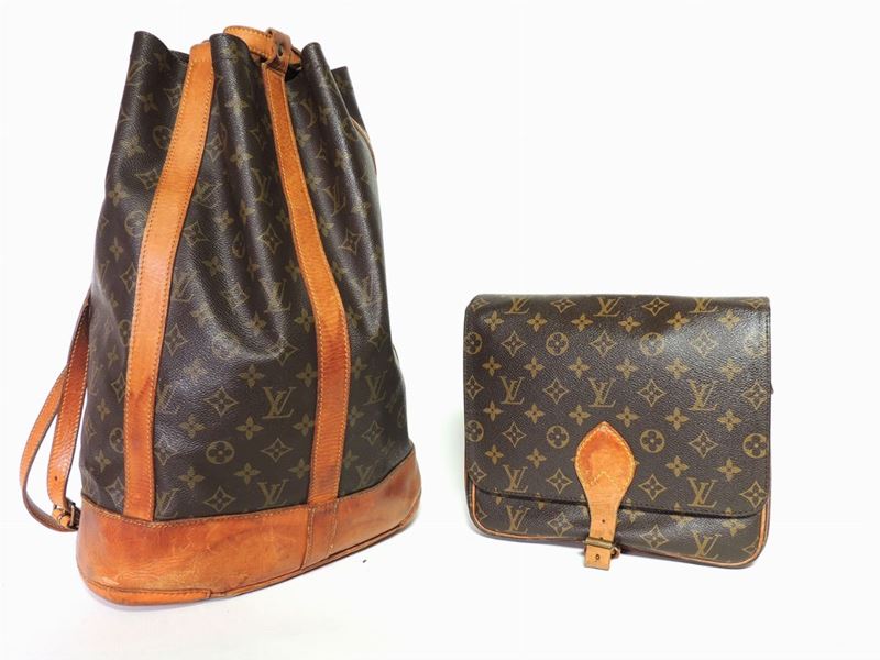 Sacca "randonnée" e Borsa "cartouchiere", Louis Vuitton