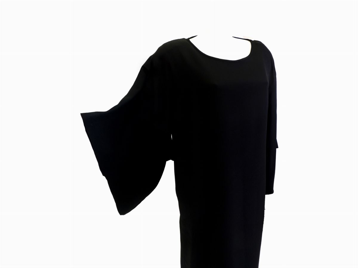Abito in Viscosa Nera, Moschino