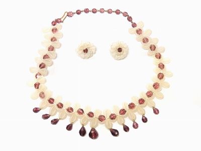 Parure in Nylon e Cristalli