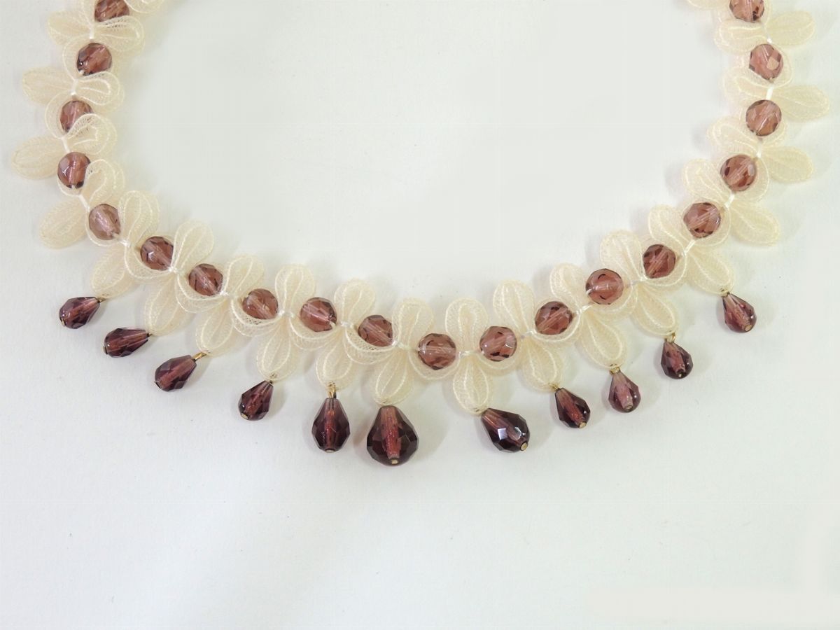 Parure in Nylon e Cristalli