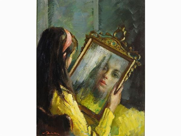 Giulio Salti - Girl at Mirror