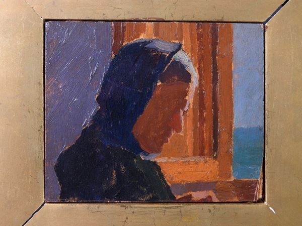 Oscar Ghiglia - Portrait of Mario Galli's Mother
